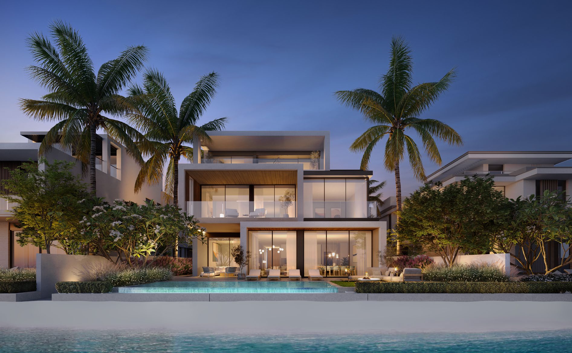 Villa Indigo Ocean — official Nakheel render