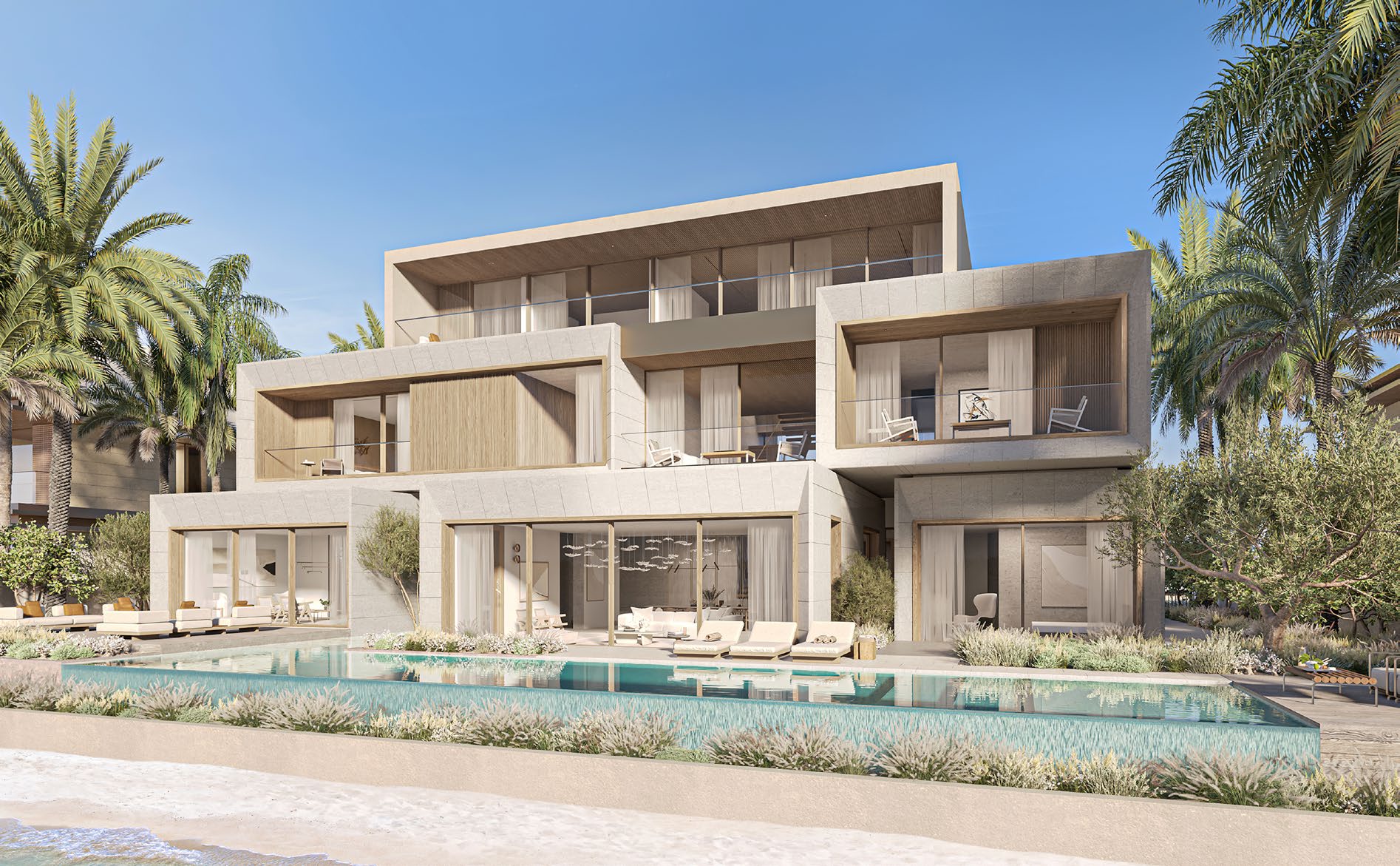 Villa Coral Living — official Nakheel render
