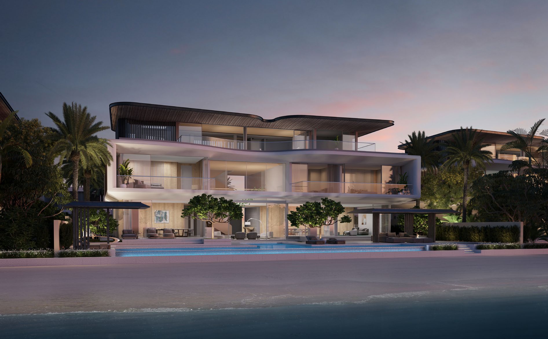 Villa Red Aurora — official Nakheel render
